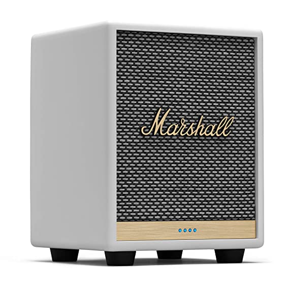 Marshall Uxbridge Home Voice Speaker with Amazon Alexa Built-in,White