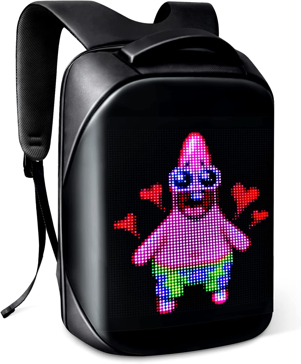 LED Smart Backpack With Display Electronic Subtitles Advertising Luminous  Backpack [LED-BACKPACK] - $83.99 :