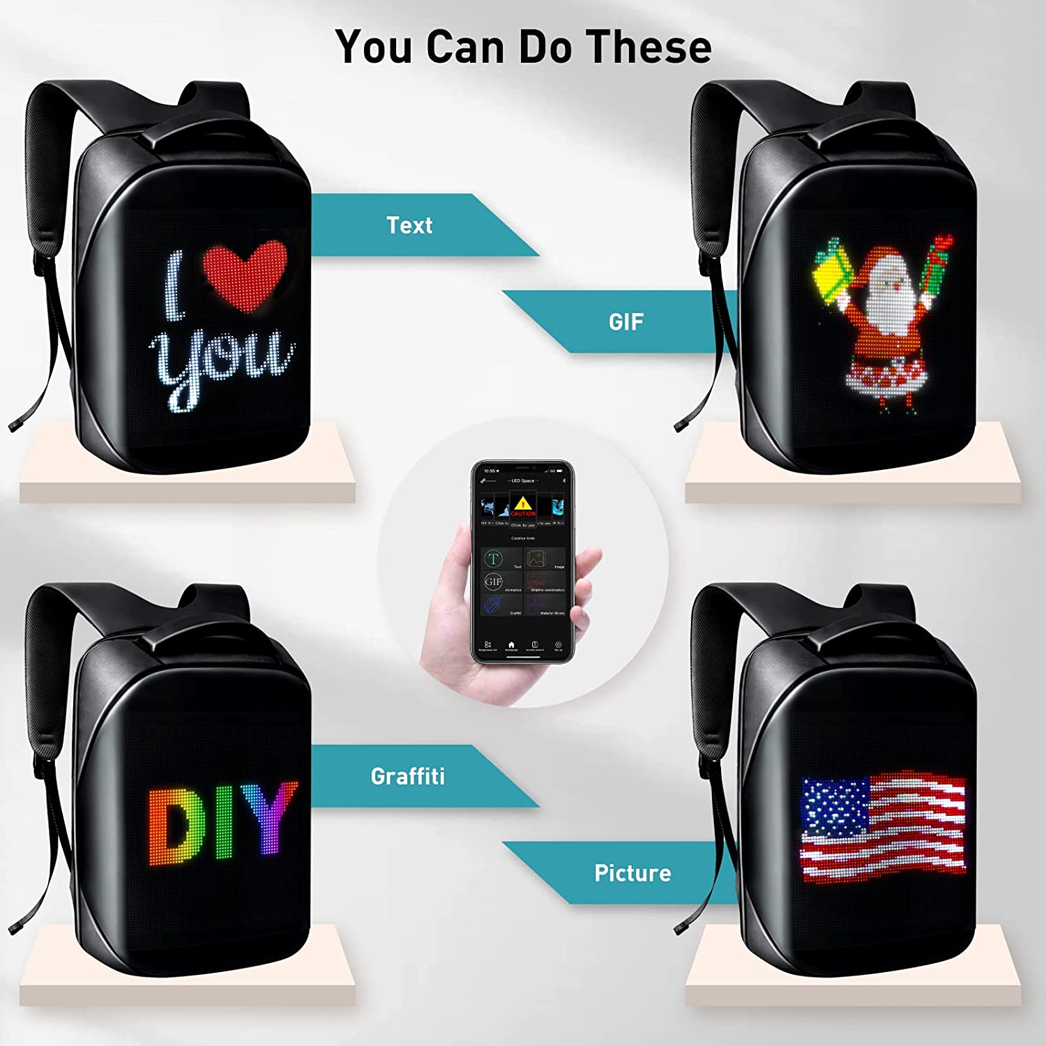 Shop Generic Crony Novelty Smart Led Backpack us-b002 | Dragon Mart UAE